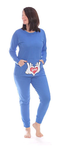 Pijama De Invierno Mujer Art 641 - tienda online