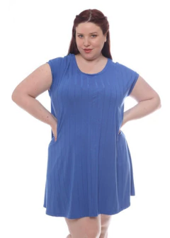 Imagen de Vestido Manga Corta Morley Bien Amplio Verano 4004