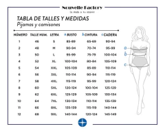 Imagen de Pijama De Verano Mujer Sin Mangas Talles Grandes Art 820