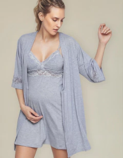 Bata De Mujer Maternal De Modal Fiorella - comprar online