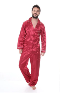 Pijama De Hombre Saco + Pantalon Dia Del Padre 545 Local - comprar online