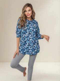 Pijama De Mujer Invierno Combinado Art 578