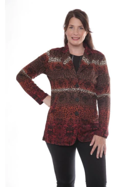 Saco Blazer Con Bolsillo Mujer Abrigado 9693 en internet