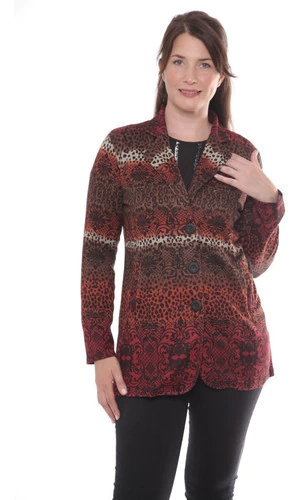 Saco Blazer Con Bolsillo Mujer Abrigado 9693