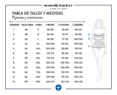 Pijama Invierno 618 Mujer Nouvelle Factory Talles Grandes - comprar online