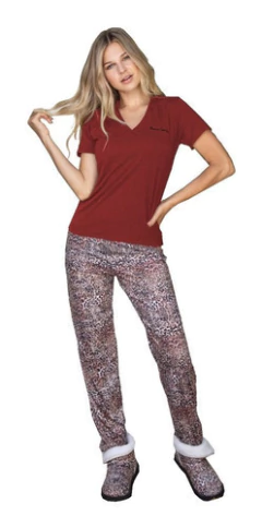 Imagen de Pijama Medio Tiempo Invierno - Verano Mujer Talles Grandes