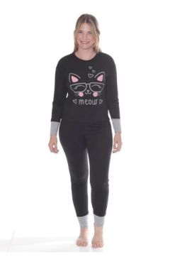 Pijama De Invierno Manga Larga Panda 622 en internet