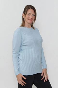 Sweater Tejido Premium Mujer Frente Trenzado - comprar online