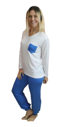 Pijama De Mujer Invierno De Modal Art 650 - tienda online