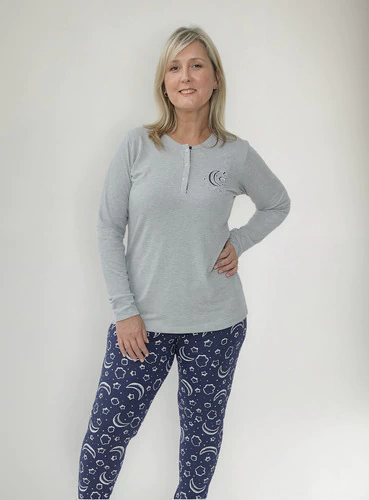 Pijama Talles Grandes Mujer Art 620