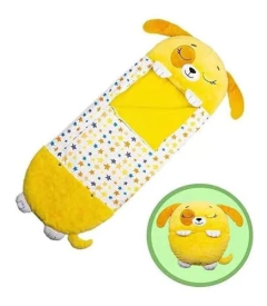 Bolsa De Dormir Infantil Happy Nappers 160cm X 60cm Médio Cor Yellow Puppy-medium (160*60 - comprar online