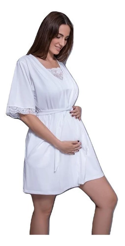 Bata De Mujer Maternal De Modal Catalina