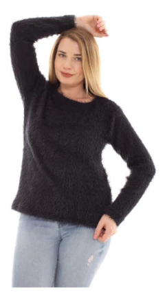 Pullover Manga Larga Invierno Mujer Piel De Mono 2320 en internet