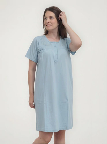 Camisón De Verano Manga Corta Talle Super Especial. 656