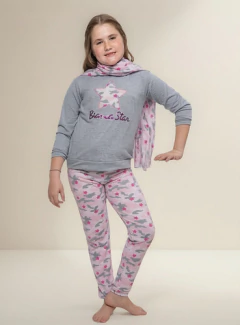 Pijama De Invierno Para Chicas Nenas Estrella 707