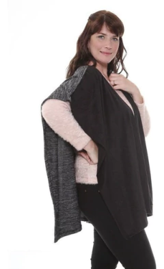 Ruana Mujer Abrigado Talle Unico Art 2316 - tienda online