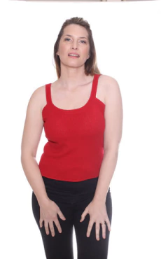 Musculosa Solero Tejido Calado Mujer - tienda online