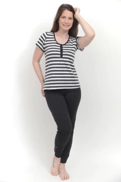 Imagen de Pijama De Mujer Manga Corta - Pantalón Largo Art 672 Local