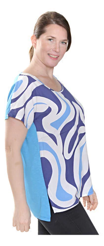 Remera Mujer Manga Corta Estampada Art 3309 - comprar online
