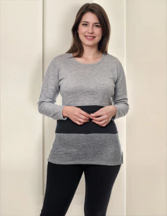 Pullover Manga Larga Invierno Mujer Bucle 2692