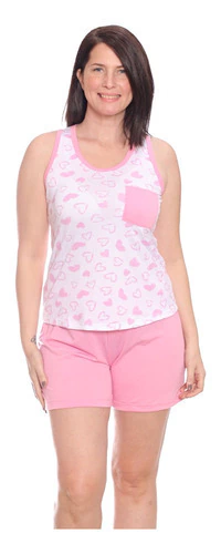 Pijama De Verano Mujer Talles Grandes Art 862 Local - tienda online