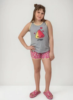 Imagen de Pijama De Verano Para Nenas Emoji Art 722