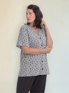 Pijama De Mujer Talle Grande Remera + Pantalon 624 Local