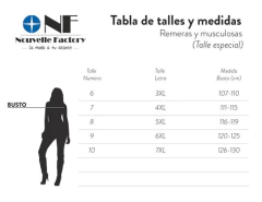 Remera Sublimada Manga Corta Mujer Talles Grandes Nouvelle en internet