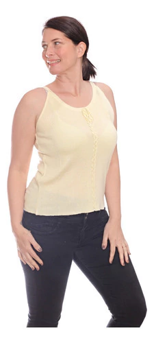 Remera Musculosa Tejida Mujer Art 5280 - comprar online