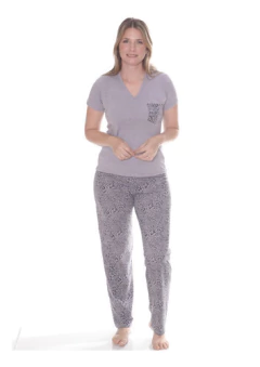 Pijama De Invierno Mujer Art 640 - Nouvelle factory