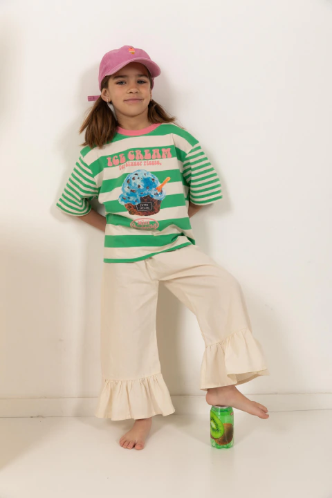 Pantalón Emma Natural - Talles 3 a 10
