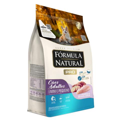 Ração Fórmula Natural Pró para Cães Adultos de Porte Mini e Pequeno