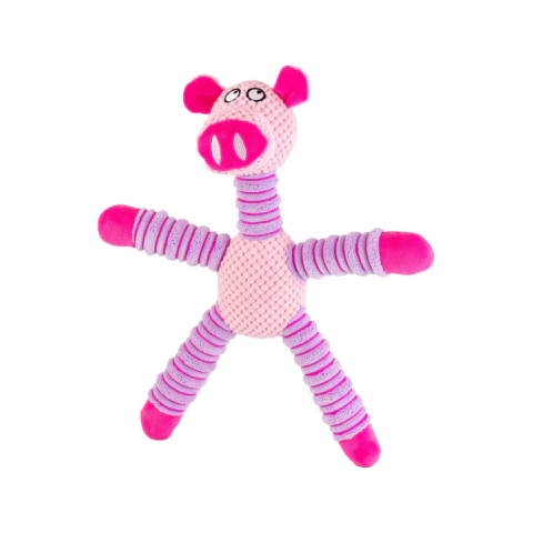 Brinquedo Homepet Pelúcia Porquinho Abraço para Cães