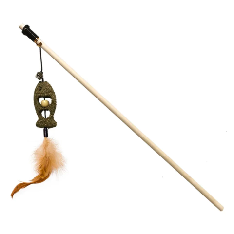 Vara de Pesca Peixe com Matatabi Catnip Jambo