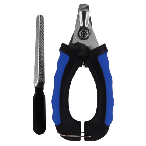 Kit Cortador de Unhas e Lixa para Cães e Gatos