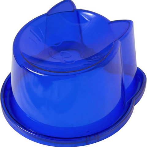 Comedouro PetLon Ergonômico Azul Royal