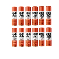 kit 12 Óleo Desengripante Spray White Lub Super 300 Ml 2100147