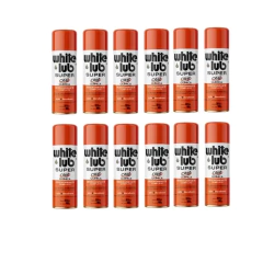 kit 12 Óleo Desengripante Spray White Lub Super 300 Ml 2100147