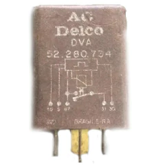 Relé Temporizador Luz Interna Gm Monza Kadett Chevette 52280