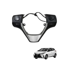 Moldura Comandos Volante Toyota Yaris 2019 a 2021