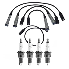 Jogo de Cabos e Vela VW Logus Motor Ap 1.6 1.8 2.0 até 94