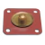 Diafragma Aceleração Plano 2 Membranas Fiat 147 1050 e 1300 Gasolina Todos 10/78 a Solex 32-DIS-1 70007/70009