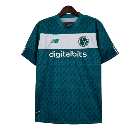 Camisa Roma Edição Especial 23/24 - Torcedor New Balance Masculina - Verde com detalhes em branco