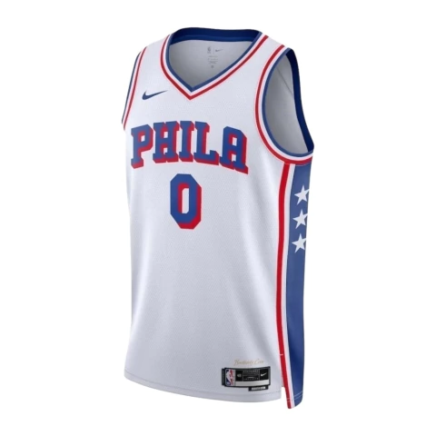 Camiseta Regata NBA Philadelphia 76ers 23/24 - Masculina Nike - Branca