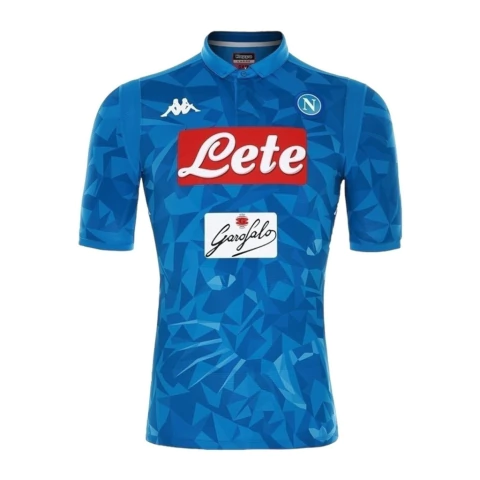 Camisa Retrô Napoli I 2018/19 - Masculina Kappa - Azul