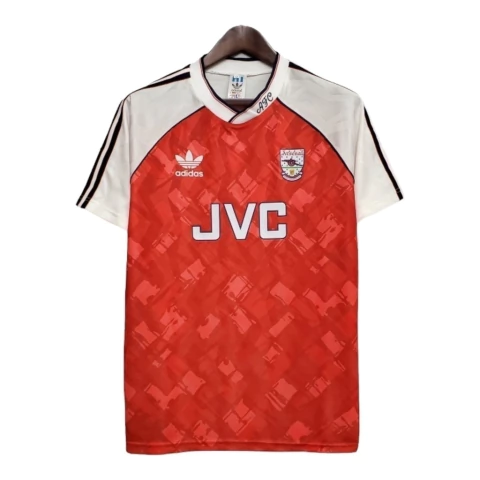 Camisa Retrô Arsenal I 90/92 - Masculina Adidas - Vermelha e branca