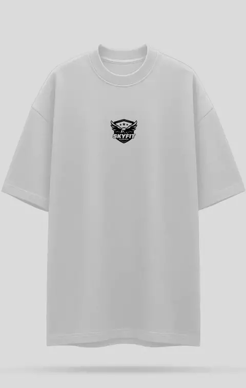 Camiseta Oversized Skyfit Alunos - Branco - comprar online