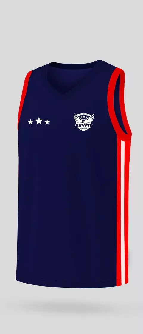 Regata Basquete Skyfit Alunos - Azul Marinho