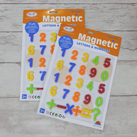 Letras y Números con Imán Tamaño Grande 26 PIEZAS