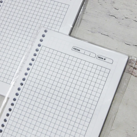 Interior Cuaderno a6 PERFORADOS - comprar online